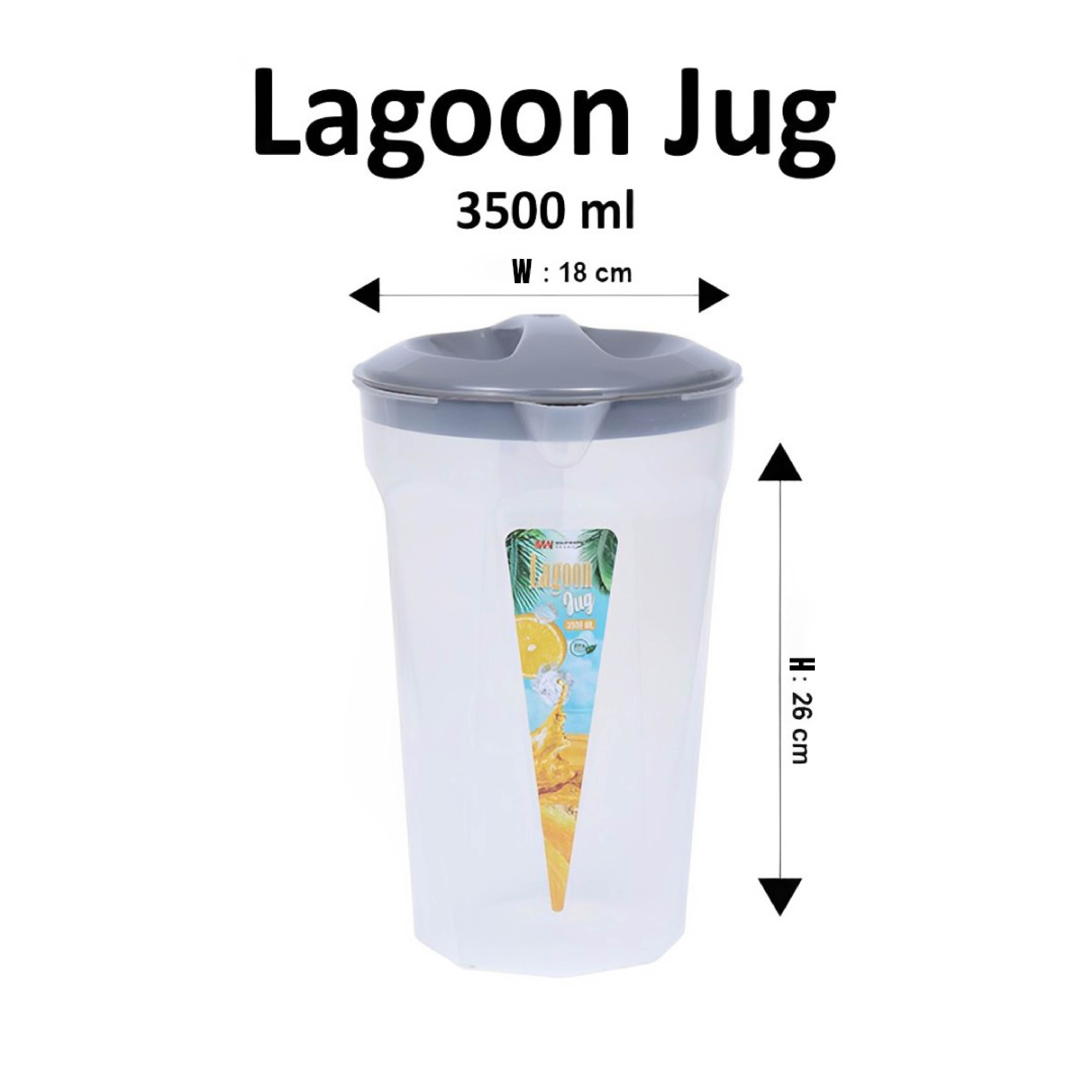 Maxware Lagoon Water Jug Plastic 3.5 L