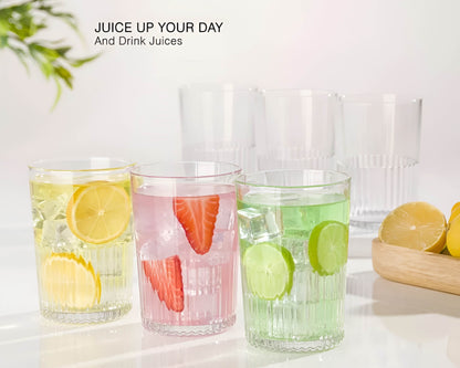 Limon Pitcher & Water Glass 7-Pcs Set-Made in Iran.