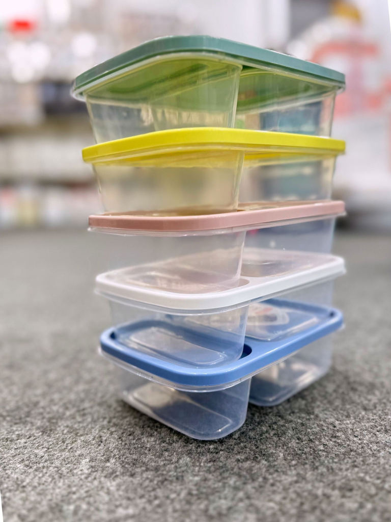 Student Lunch Box 2-Sections 1 Liter (Saya)!