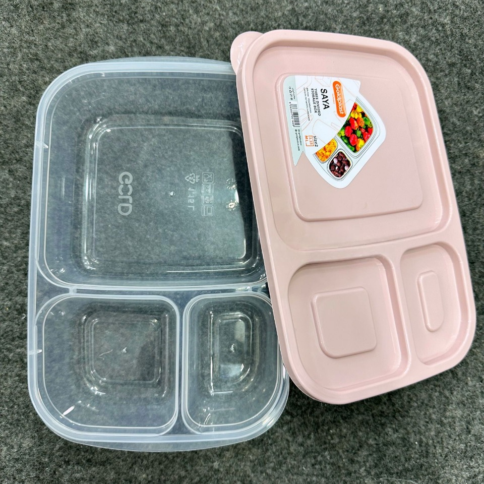 Student Lunch Box 3-Sections 1.15 Liter (Saya)!