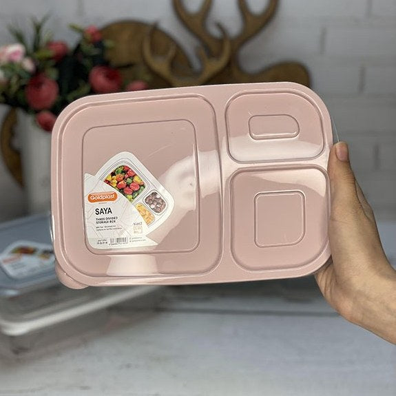 Student Lunch Box 3-Sections 1.15 Liter (Saya)!