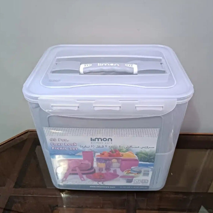 Limon Picnic Set 60 Pcs for 6-Person