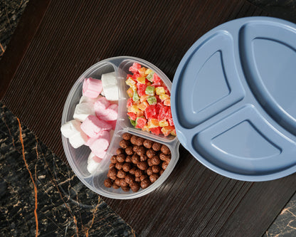 Student Lunch Box 3-Sections 1.15 Liter (Round)!