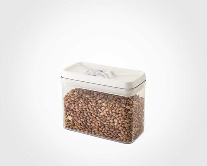 Limon Rectangular Canister Jar with a Thumb Lid of 1.7-L