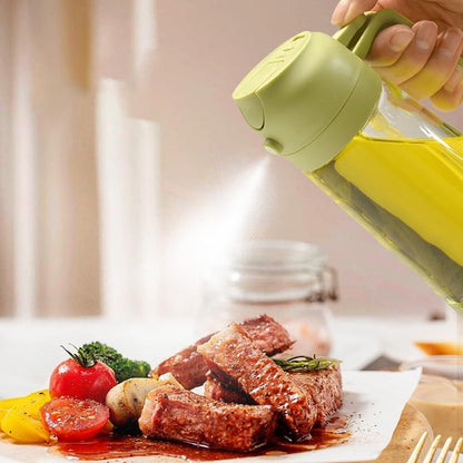 2 in 1 Oil Spray & Dispenser Bottle 470-ml