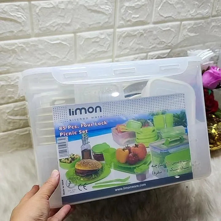 Limon Picnic Set 85 Pcs for 8 Person