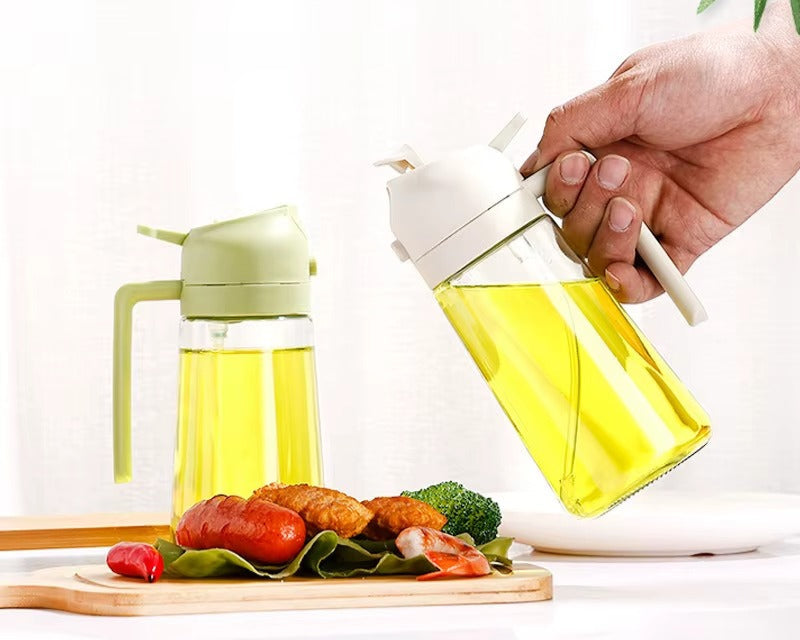 2 in 1 Oil Spray & Dispenser Bottle 470-ml