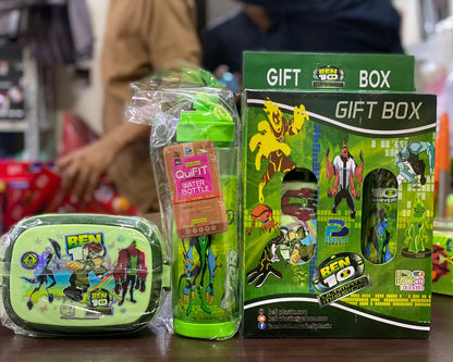 Lunch Box & Water Bottle 600-ml (2 in 1 Set)!