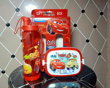 Lunch Box & Water Bottle 600-ml (2 in 1 Set)!