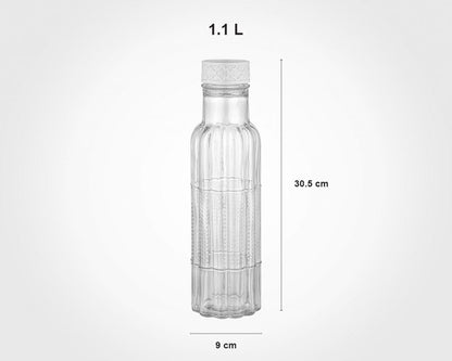 Limon Glass Bottle 1.1 L with Plastic Cap (Sahel)